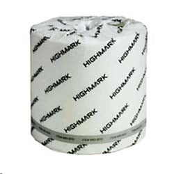 Highmark White Recycled Toilet Tissue – 2-Ply, 550 Sheets/Roll, Case of 80