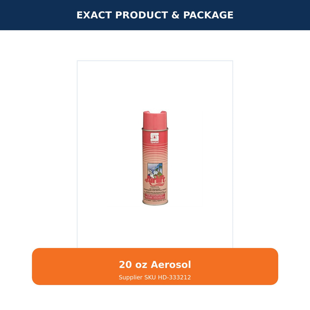 Spartan Airlift Tropical Aerosol Air Freshener, 20 oz – SKU HD-333212 – 02 package