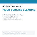 Diversey Alpha-HP multi-surface cleaning benefits