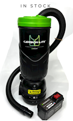 Mosquito America Carbon-Lite Battery Backpack Vacuum, 10 Qt, Z-Glide Kit – 10-1022