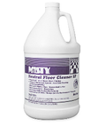 Misty Neutral Floor Cleaner Concentrate, Lemon, 1 Gal, 4/Case
