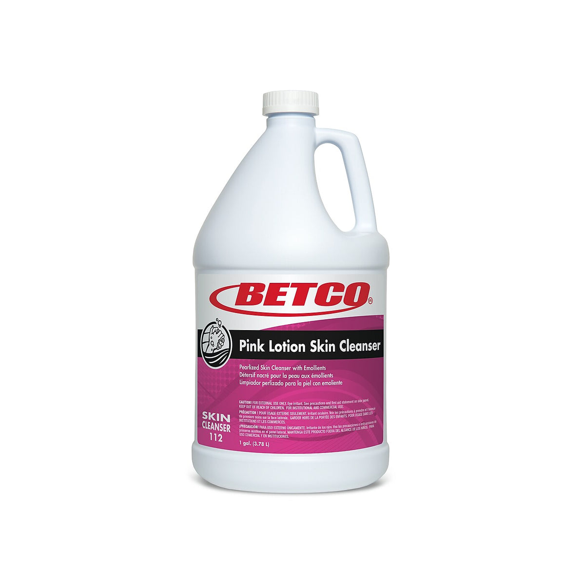 Betco 1120400 pink lotion hand soap, clean bouquet, 1 gallon, 4 case