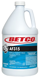 Betco AF315 Neutral Disinfectant Cleaner, Citrus Floral, 1 Gal, 4/Case – 3150400