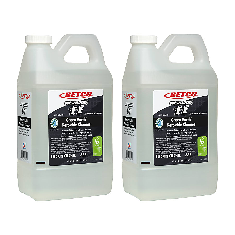 Betco Green Earth Peroxide Cleaner case of two 2 L FastDraw bottles, MPN 336B200