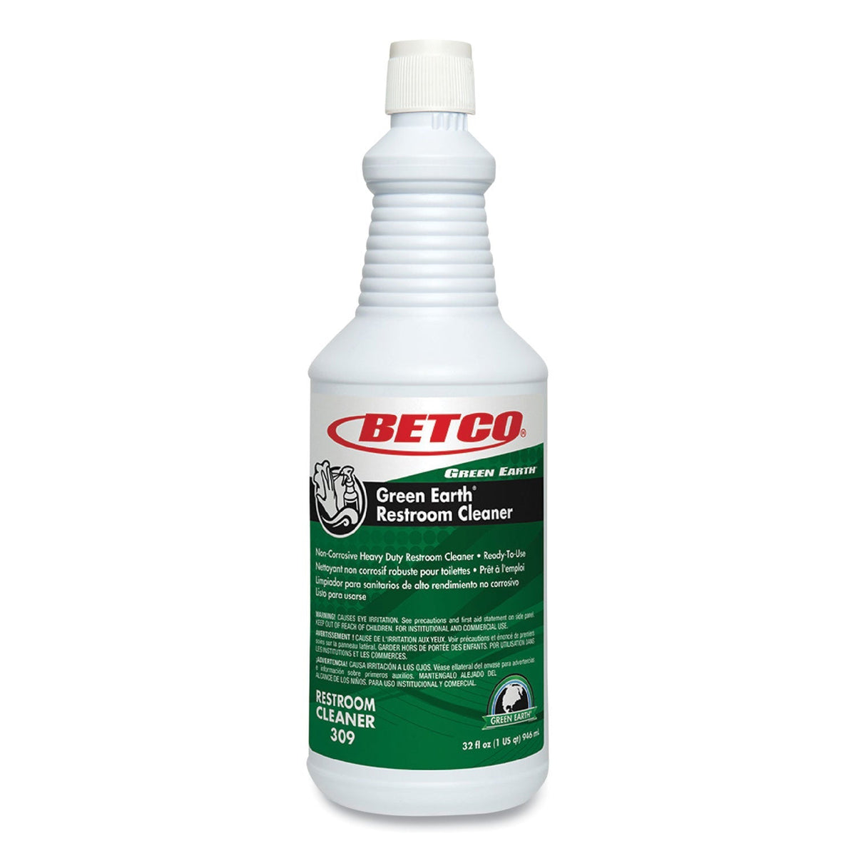 Betco Green Earth Restroom Cleaner 32 oz, MPN 3091200