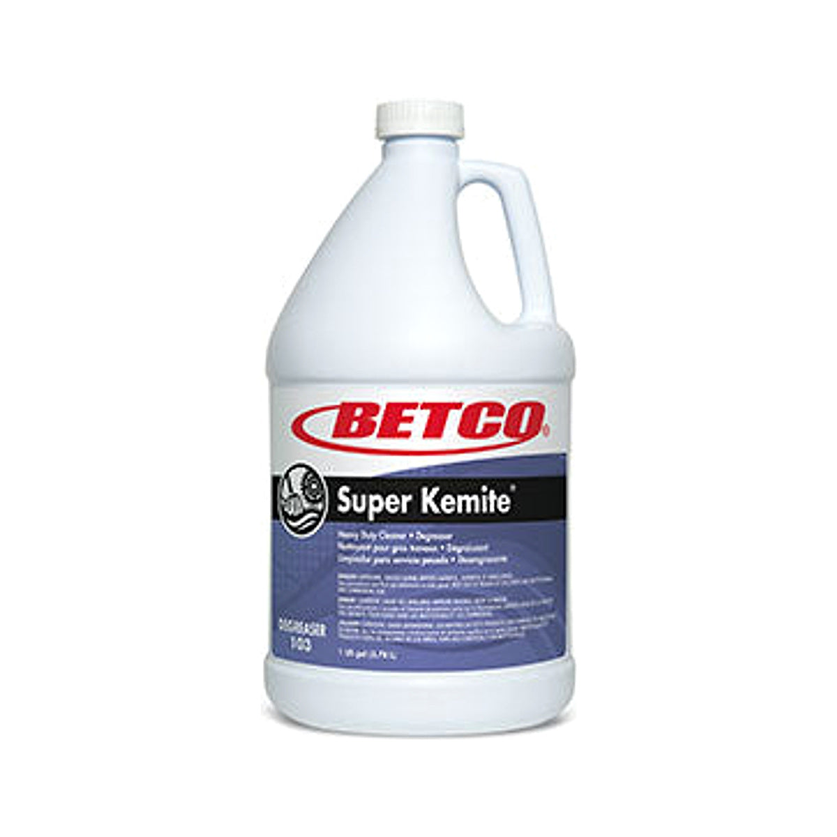 Betco Super Kemite Cleaner Degreaser, 1 gallon bottle