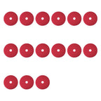 3M Red Buffer Pads 5100, 17 inch – 15 Pads (3 Cartons) — complete purchase quantity shown