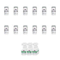 Clorox Healthcare Wipes and Peroxide Spray Restock Bundle — 12 Canisters and 9 Bottles — complete purchase quantity shown