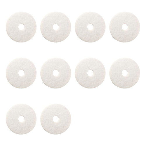 3M White Super Polish Pads 4100, 20 inch – 10 Pads (2 Cartons) — complete purchase quantity shown