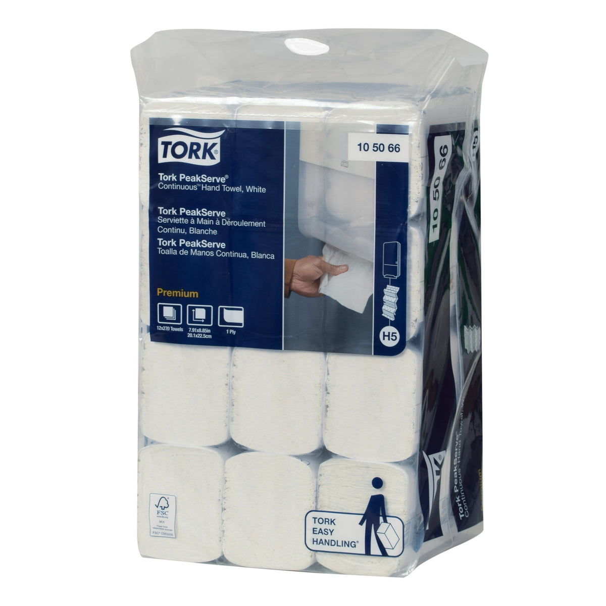 Tork 105066 Premium PeakServe manufacturer case view