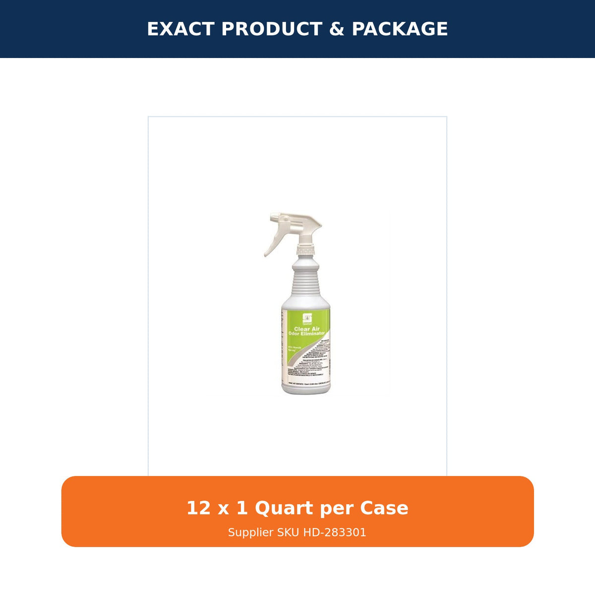 Spartan Clear Air Odor Eliminator, Citrus, 1 Qt, 12/Case – 02 package