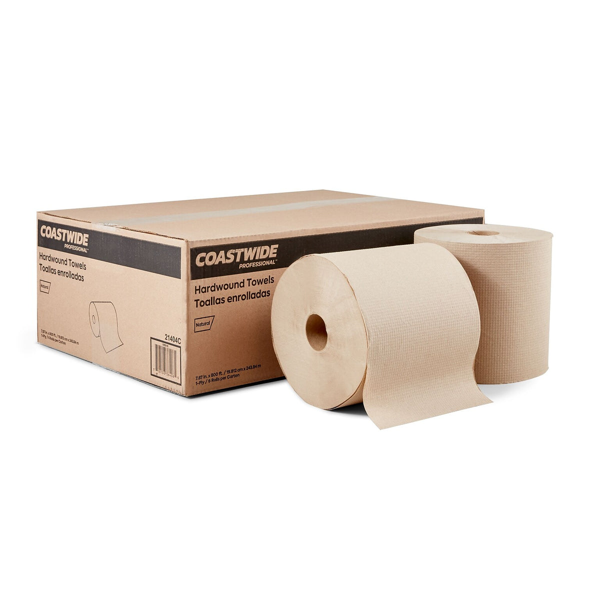 Coastwide Professional Natural Recycled Hardwound Paper Towels, MPN CW20181