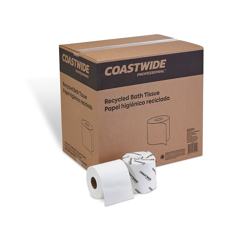 Coastwide Professional CW20189 recycled 2-ply toilet paper, 48-roll case