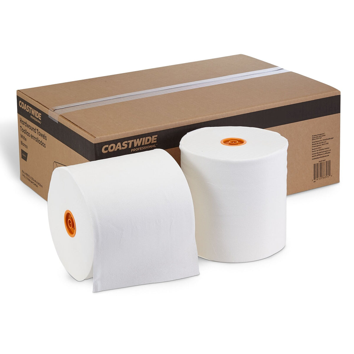 Coastwide Professional J-Series White Hardwound Paper Towels, MPN CWJHT-WHT