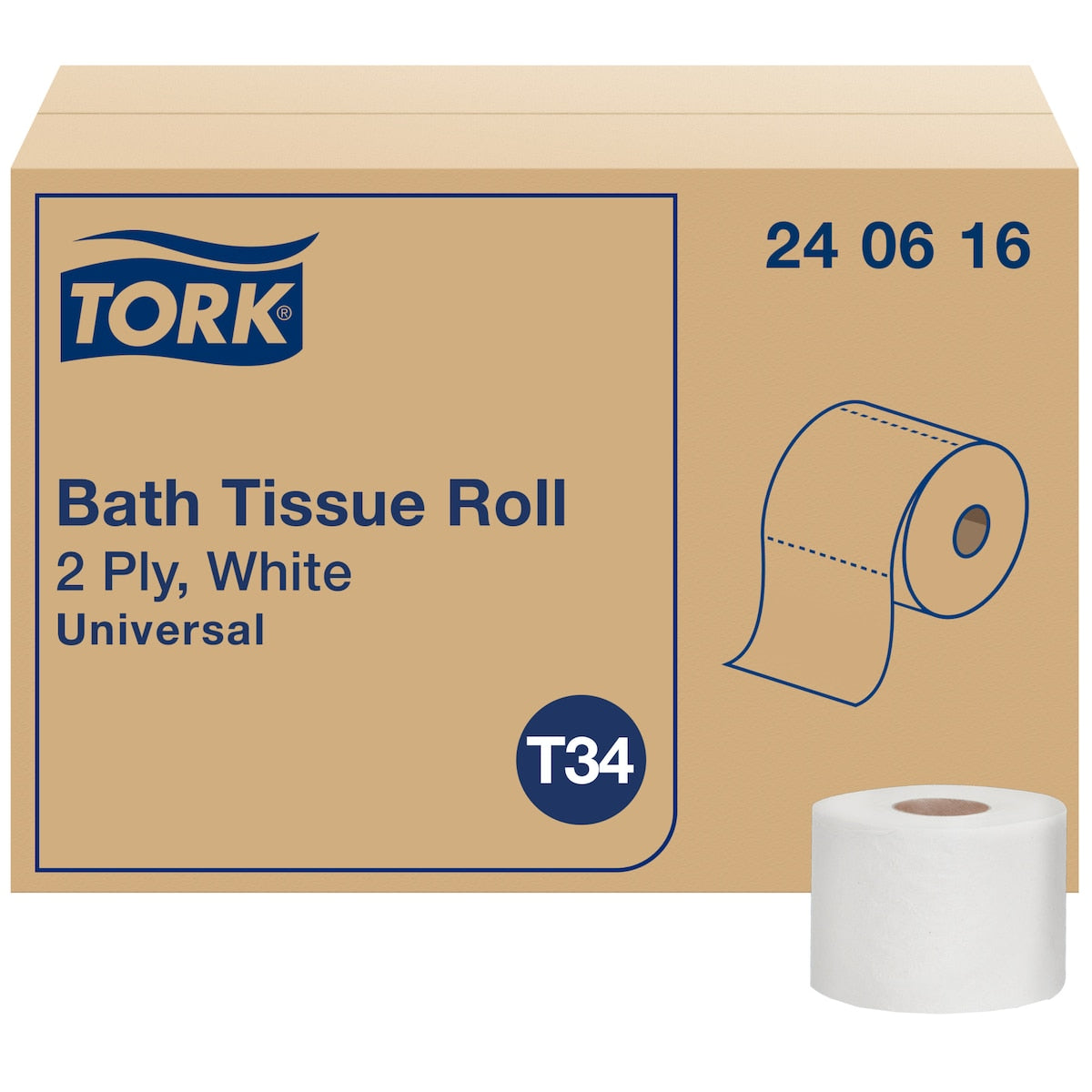 Tork 240616 manufacturer package and refill view; supplied quantity is stated in the listing