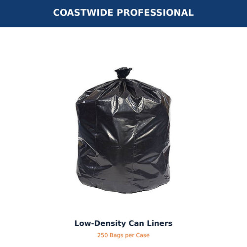 Coastwide 20–30 gallon black can liners – product hero