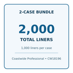 CW18196 two-case bundle with 2,000 total liners