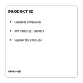 CW62412 product identity and supplier SKU