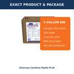 Diversey Carefree Matte ProX package details: 5 gallon BIB, MPN 101110003