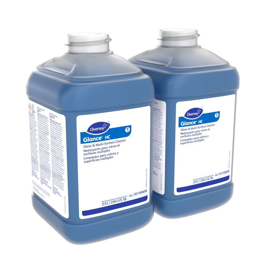 Manufacturer image of Diversey Glance HC two 2.5 L J-Fill bottles, case of two