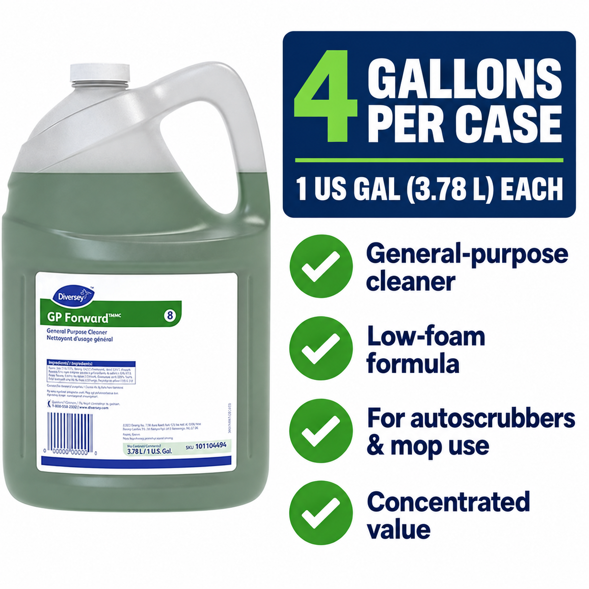 Diversey GP Forward product benefits
