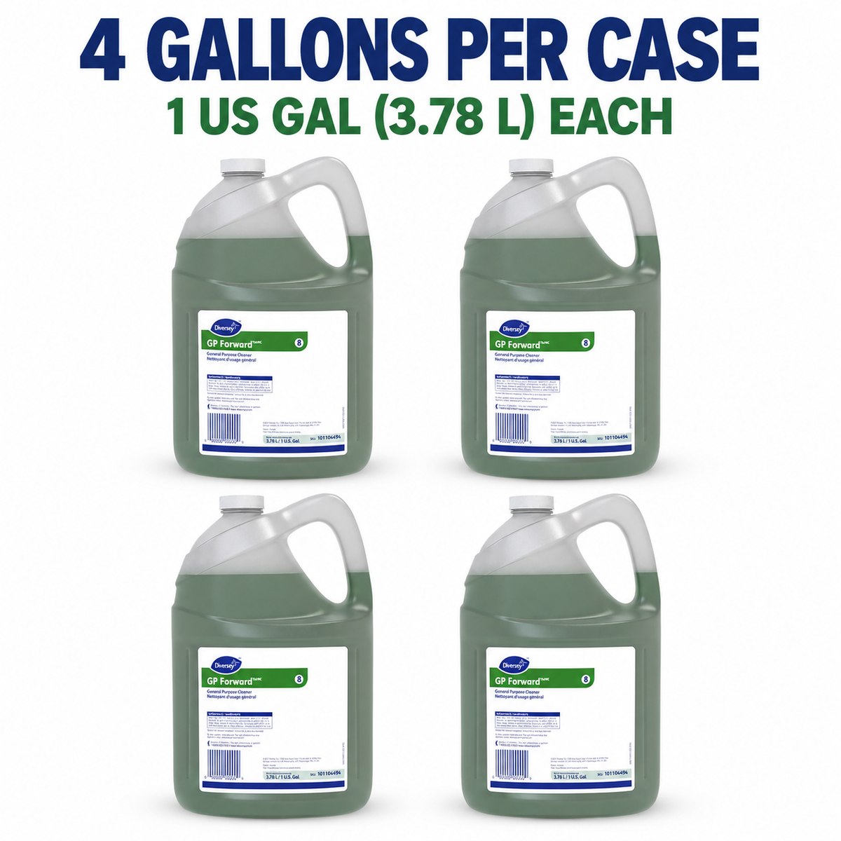 Diversey GP Forward four gallons per case