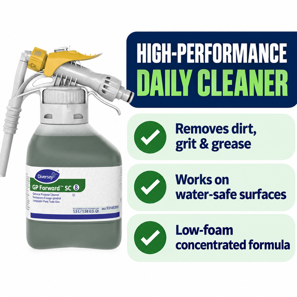 Diversey GP Forward SC 8 RTD cleaner benefits