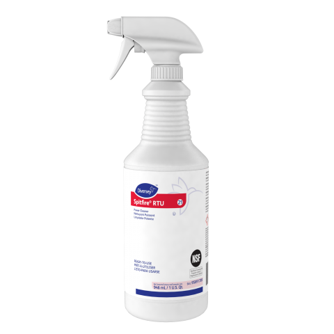 Diversey Spitfire RTU cleaner degreaser 32 oz, MPN 95891789