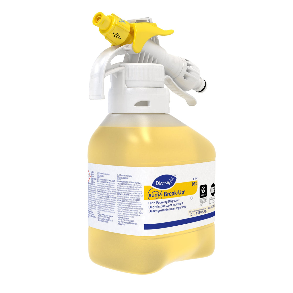 Diversey Suma Break-Up 93313117 high-foaming degreaser 1.5 L bottle