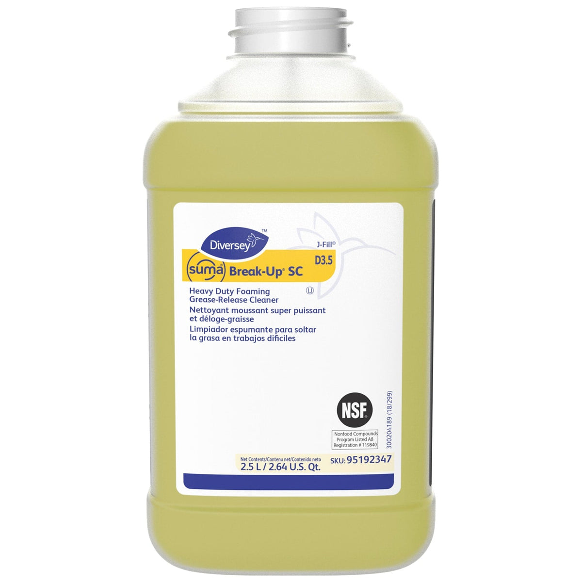 Diversey Suma Break-Up SC 95192347 J-Fill 2.5 L bottle