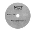 Diversey Twister Intellipad 13 inch gray floor pad for cleaning and burnishing
