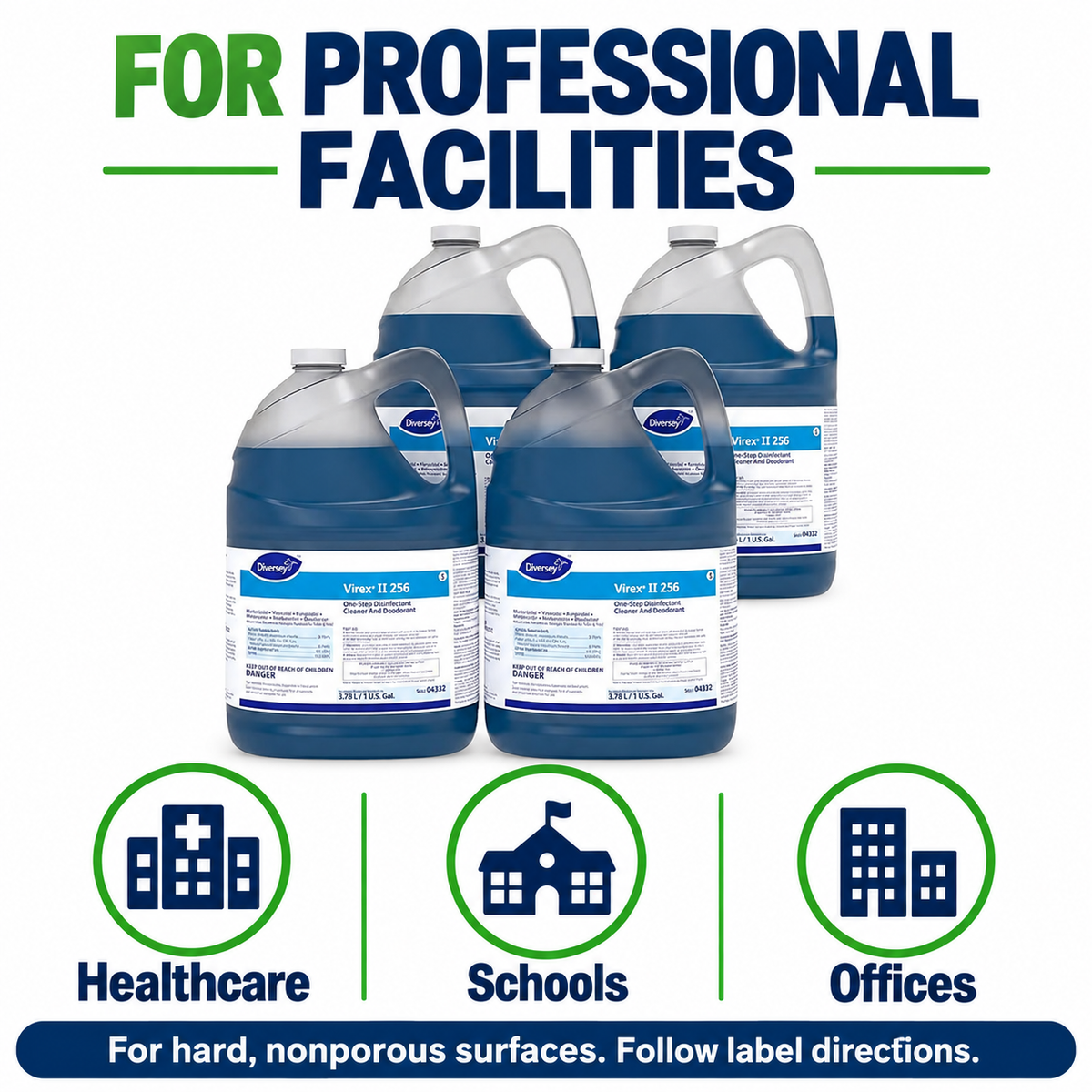 Diversey Virex II 256 professional facility applications