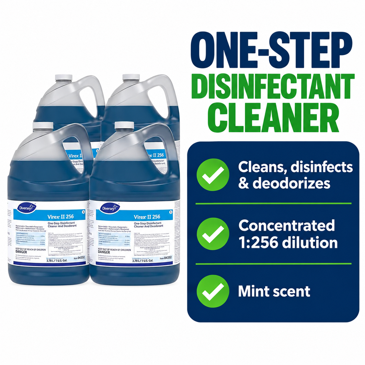 Diversey Virex II 256 benefits