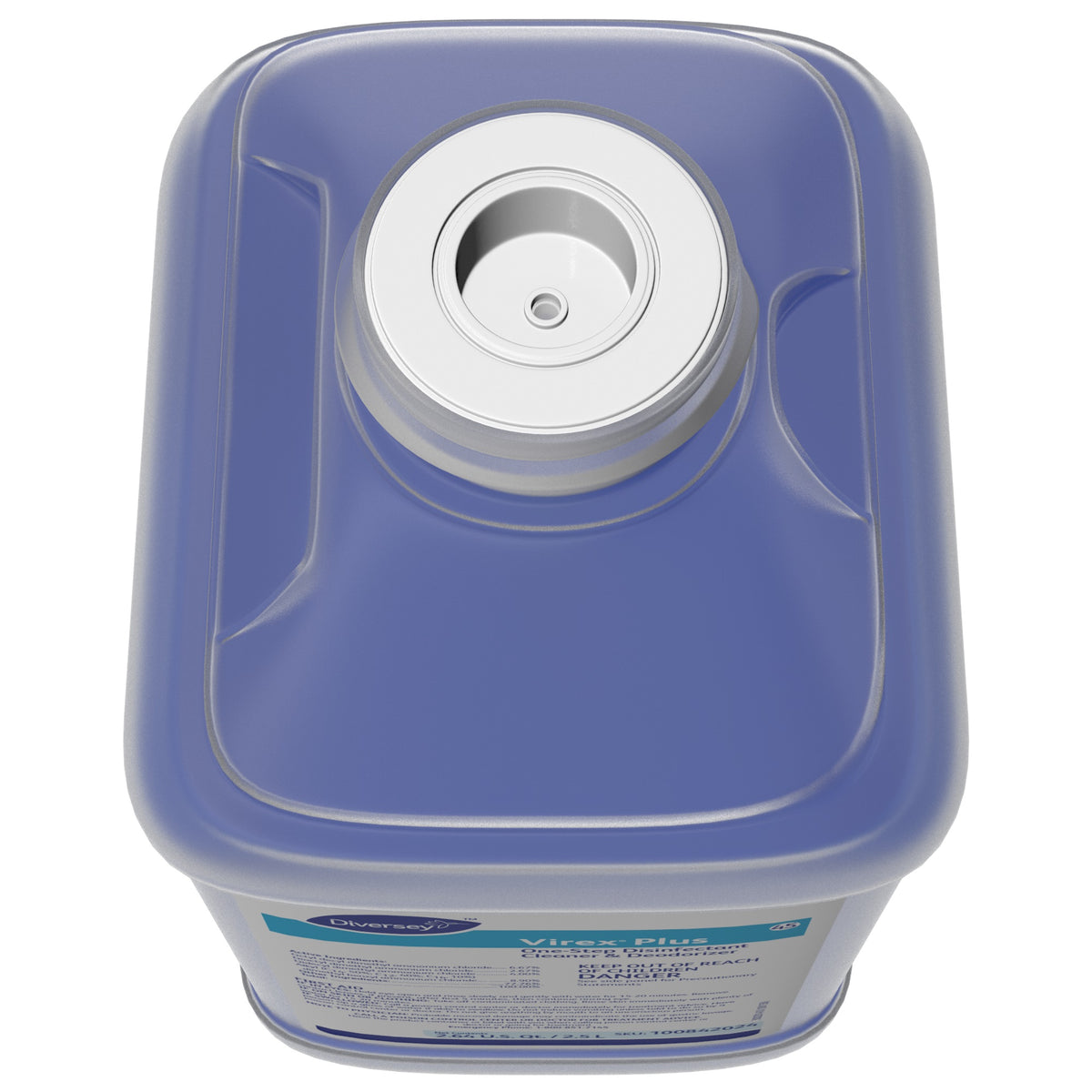 Diversey Virex Plus 2.5 L J-Fill container, alternate view