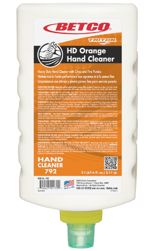 Betco Triton HD-792 Pumice Hand Soap, 2 L – 6-Refill Pack