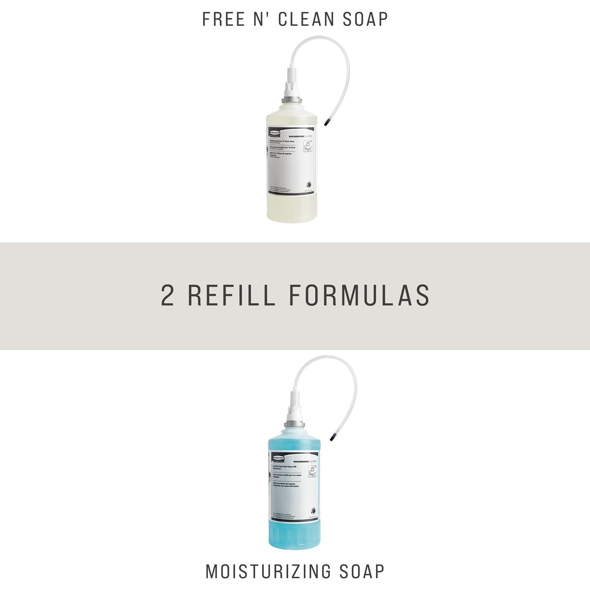 Rubbermaid OneShot foam refill formula information