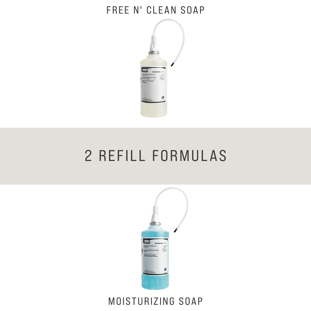 Rubbermaid OneShot foam refill formula information