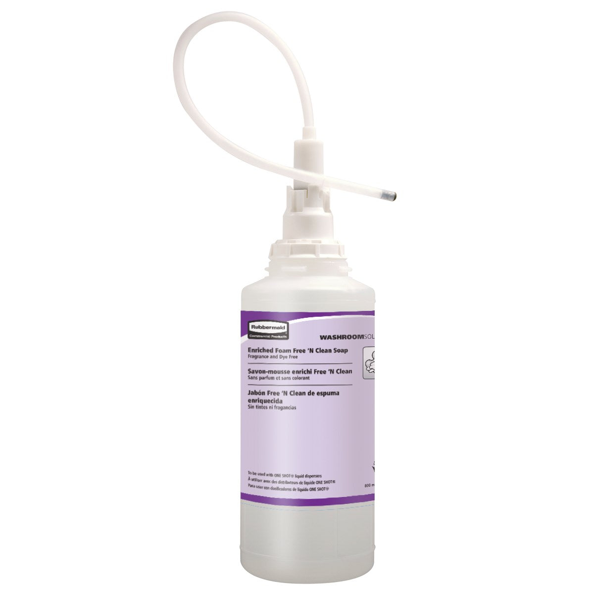 Rubbermaid OneShot FG750389 800 mL dye and fragrance free foam soap refill