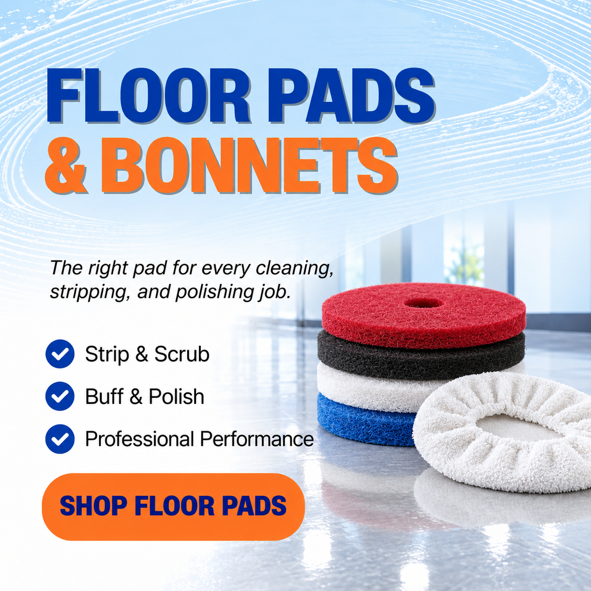 Floor Pads & Bonnets collection artwork