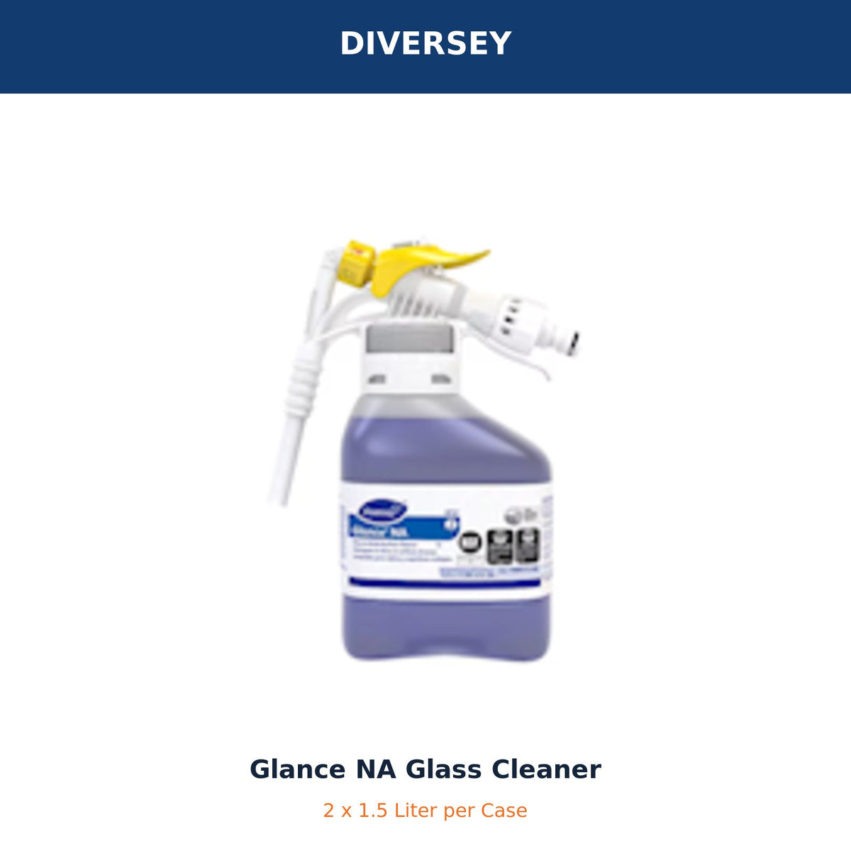 Diversey Glance NA glass and multi-surface cleaner – product hero