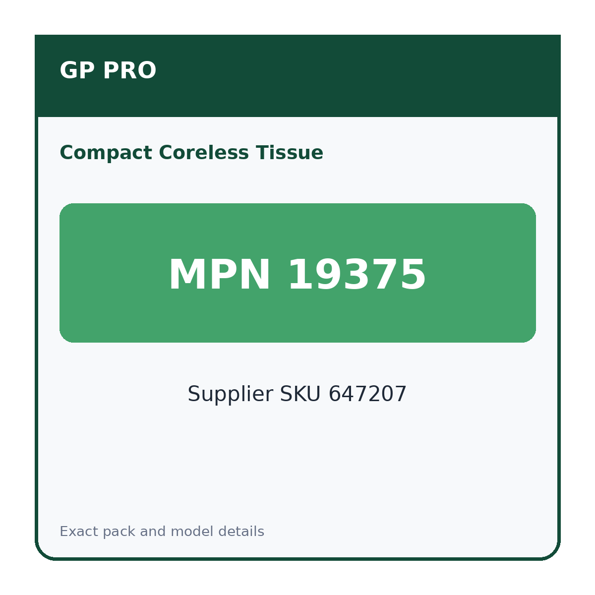 GP PRO Compact 19375 specification 5 of 5