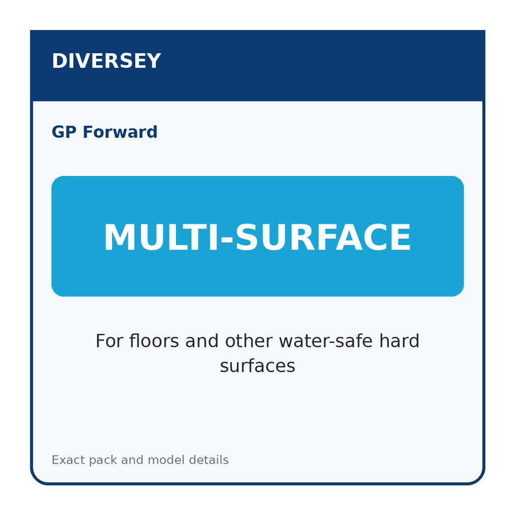 Diversey GP Forward specification 3 of 5