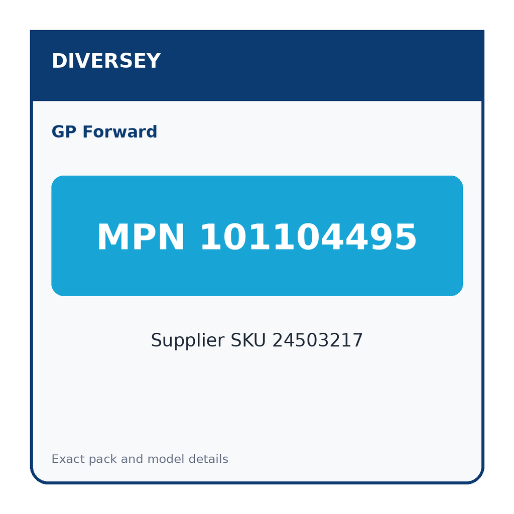 Diversey GP Forward specification 5 of 5