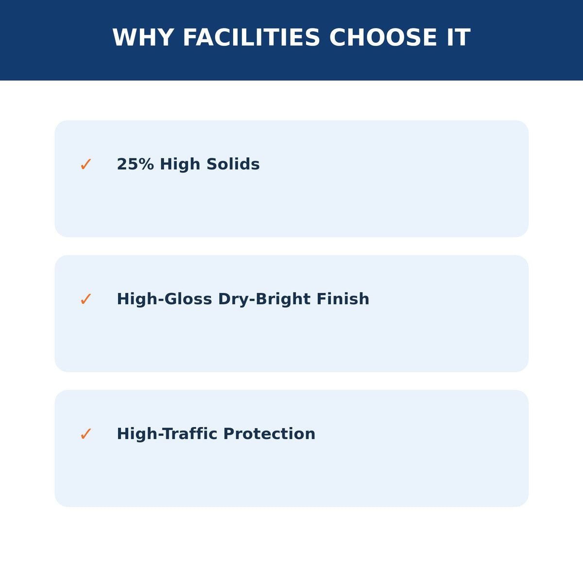 Spartan iShine high-solids floor finish – product benefits