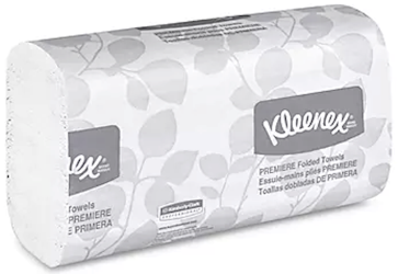 Kleenex Premiere White Folded Towels, 120/Pack, 25/Case – MPN 13253