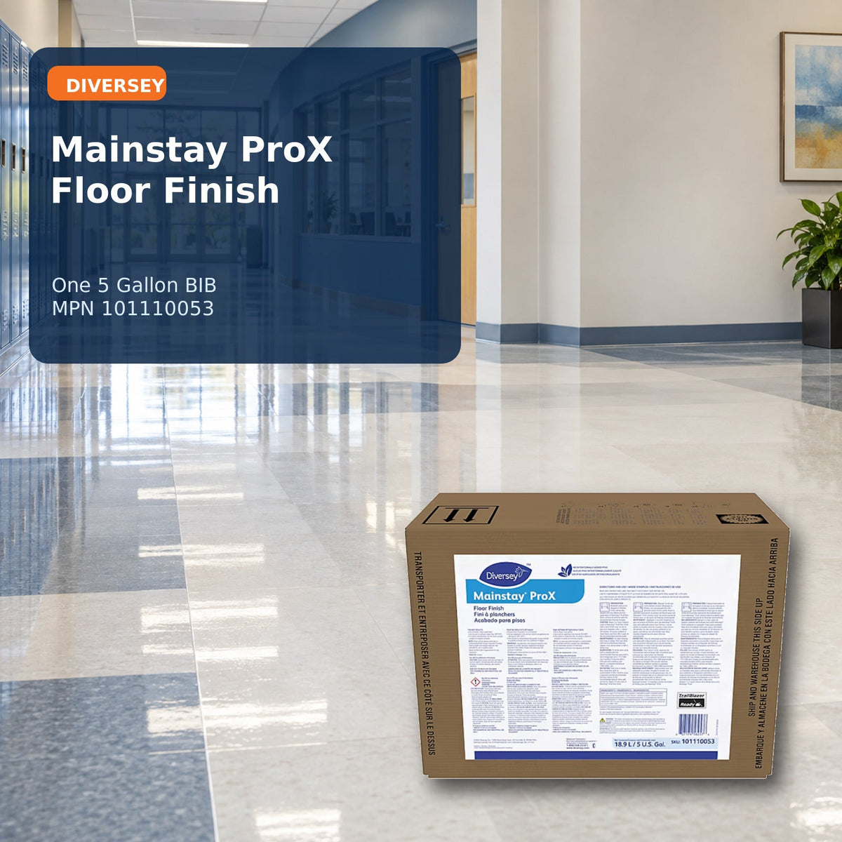 Diversey Mainstay ProX floor finish – product hero