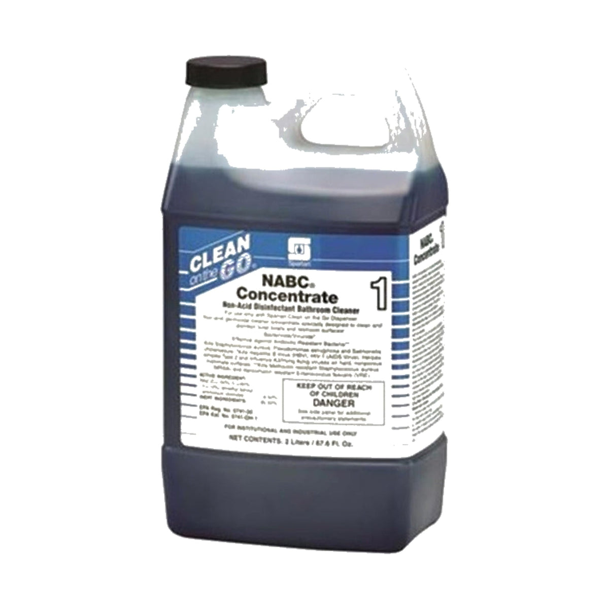 Spartan NABC 2 liter germicidal cleaner — product on white background