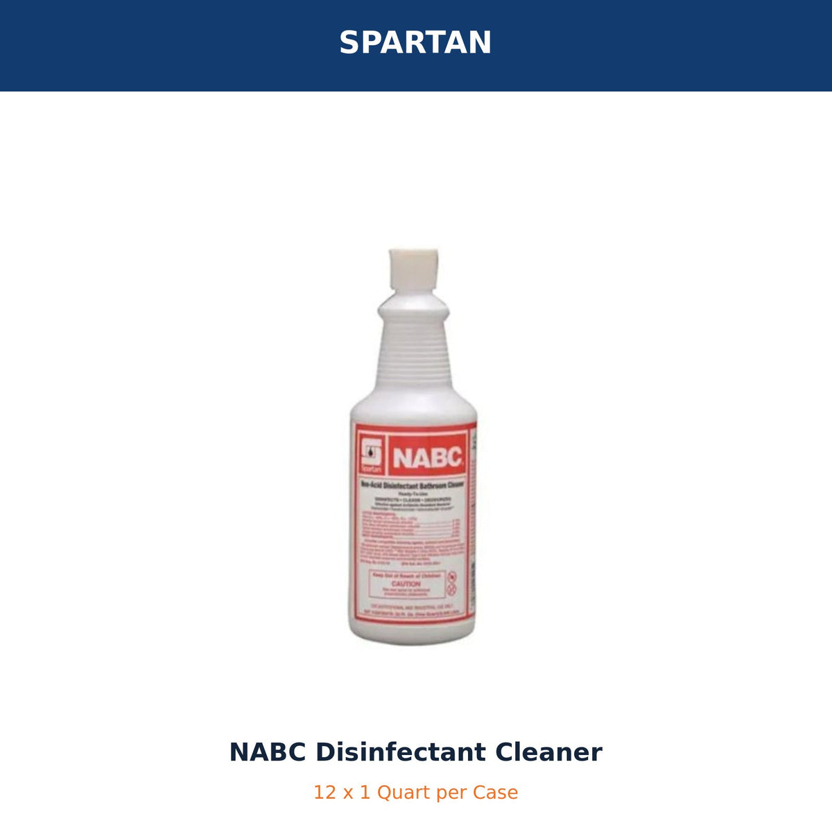 Spartan NABC disinfectant cleaner MPN 711603 – product image
