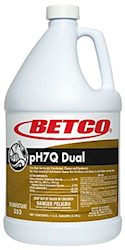 MULTIPURPOSE CLEANER, BETCO PH7Q DUAL, DISINFECTANT, LEMON SCENT, 1 GALLON, 4/CT