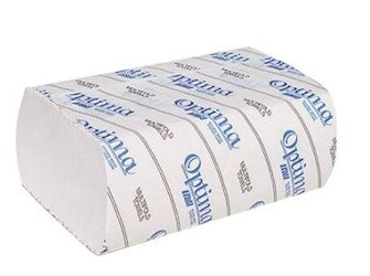 Optima White Multifold Paper Towels, 200/Pack, 12/Case – MPN 80759